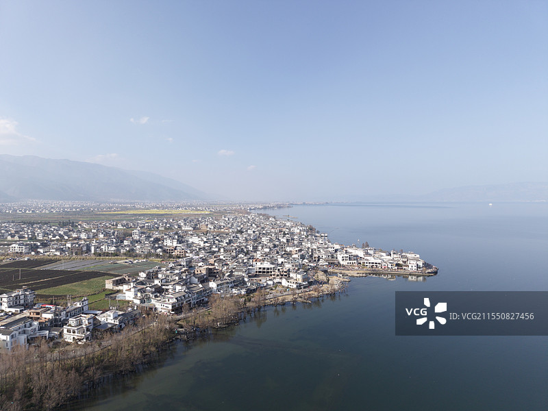 洱海s湾图片素材