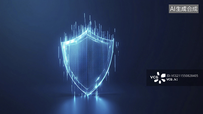 【AI数字艺术】互联网安全密码锁科技电路板背景图片素材