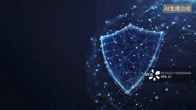 【AI数字艺术】互联网安全密码锁科技电路板背景图片素材