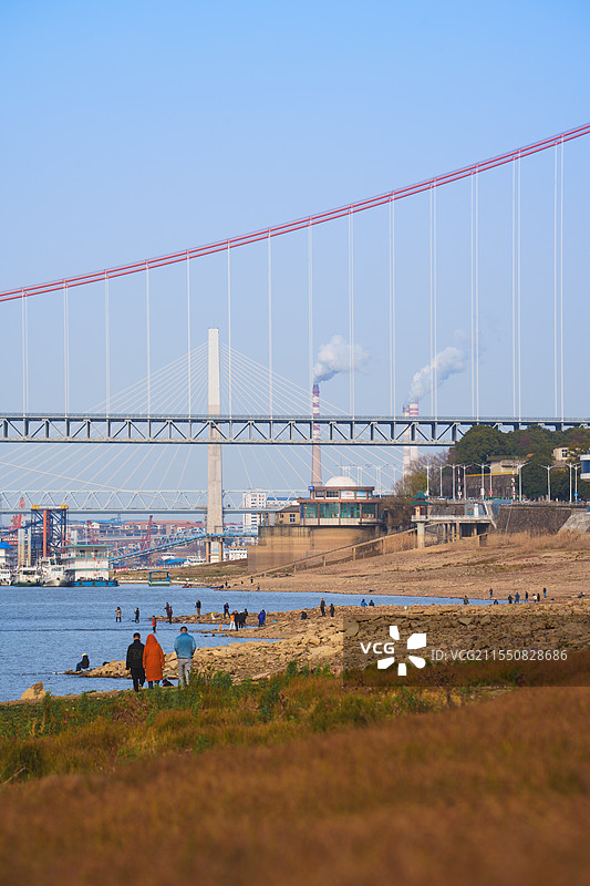 湖畔风光图片素材