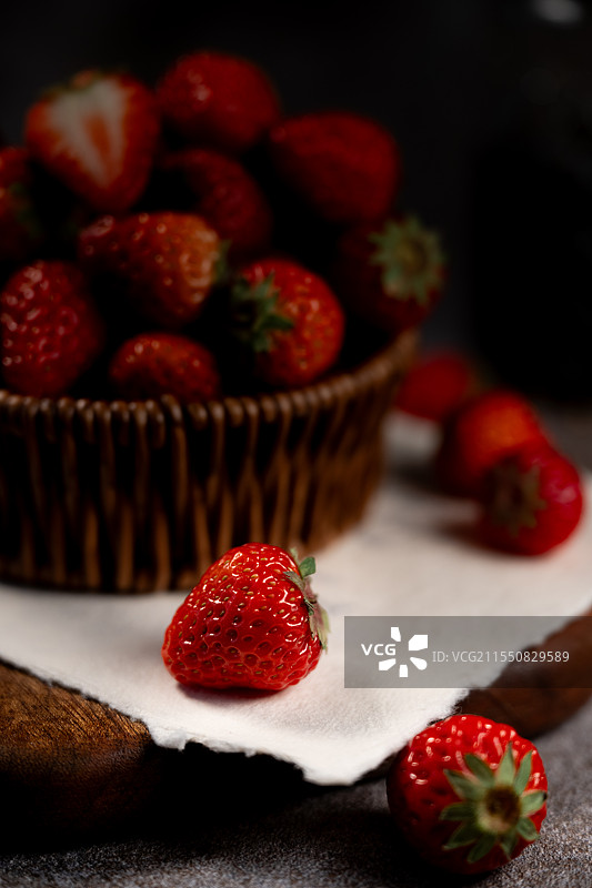 水果拍摄-草莓图片素材