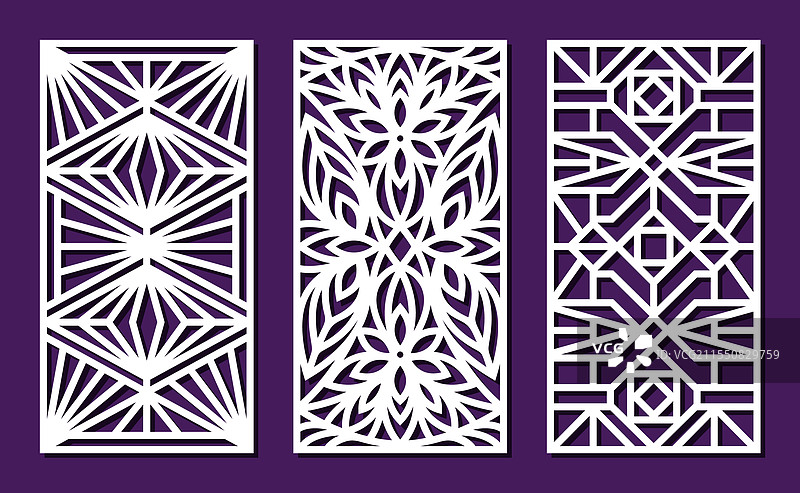 一组装饰面板图片素材