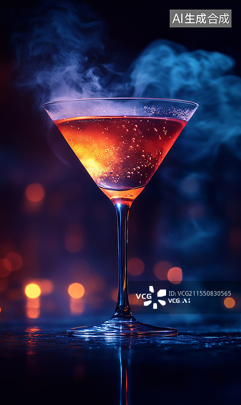 【AI数字艺术】冰爽鸡尾酒的夏日诱惑图片素材