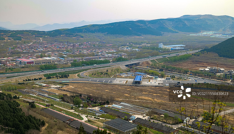 山东济南长清区G3京台高速入口图片素材