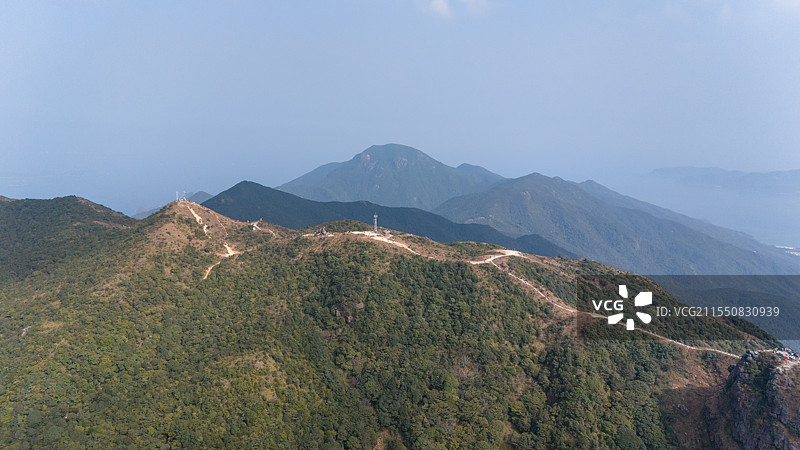 七娘山山脊图片素材