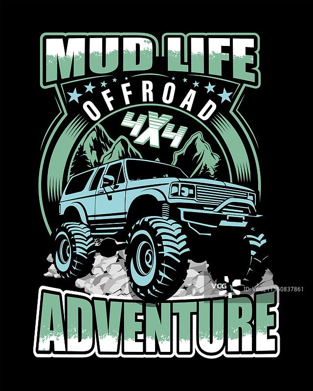 越野T恤设计图片素材