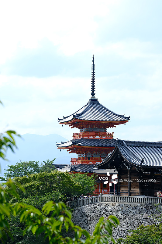 日本京都清水寺图片素材