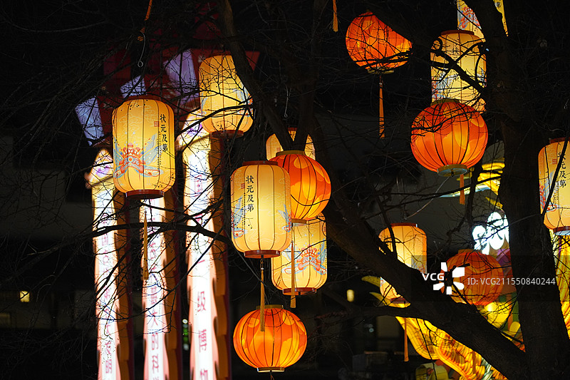 Qin Huai River Lantern Festival图片素材