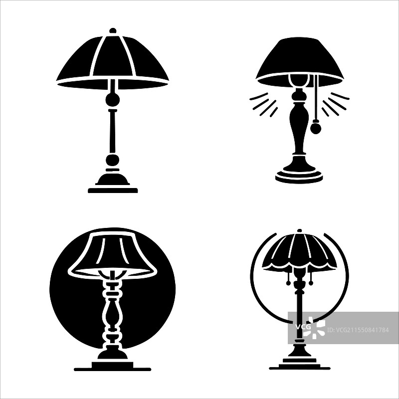 台灯图标图片素材