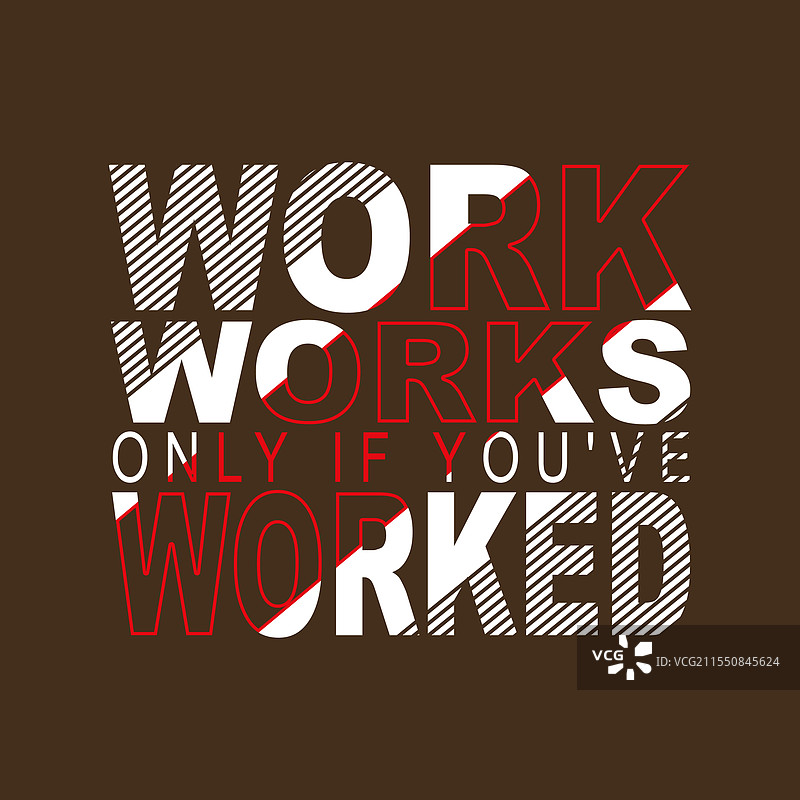 工作伦理激励艺术大胆时尚文本图表图片素材