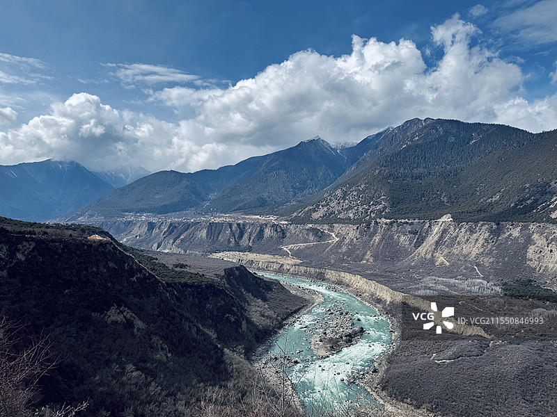 雅鲁藏布江图片素材