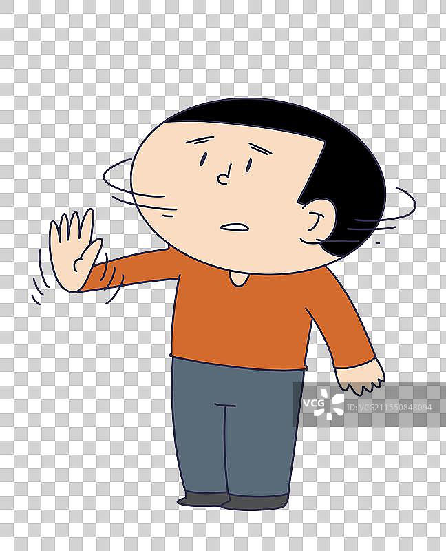 摇头拒绝的人物图片素材