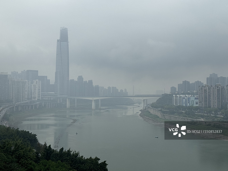 雾都重庆李子坝图片素材