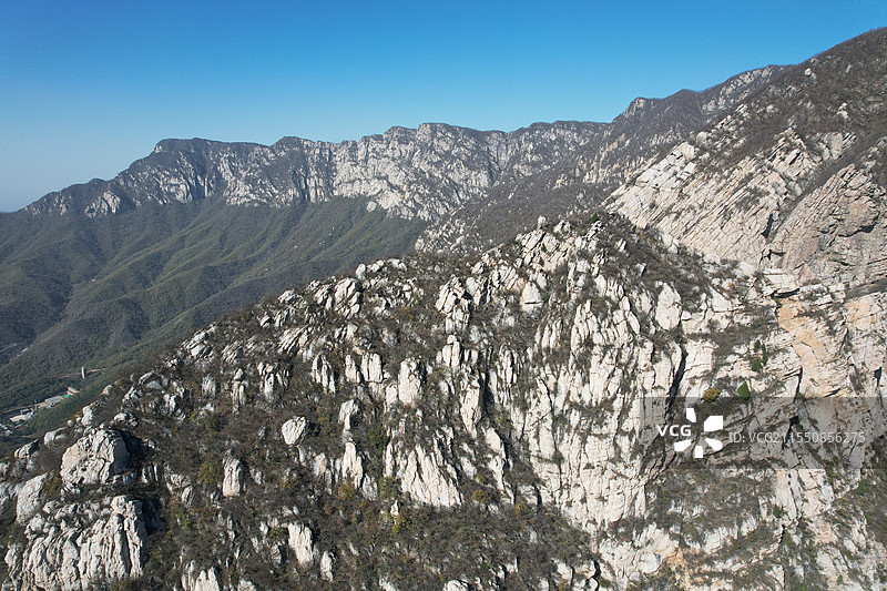 嵩山航拍图片素材