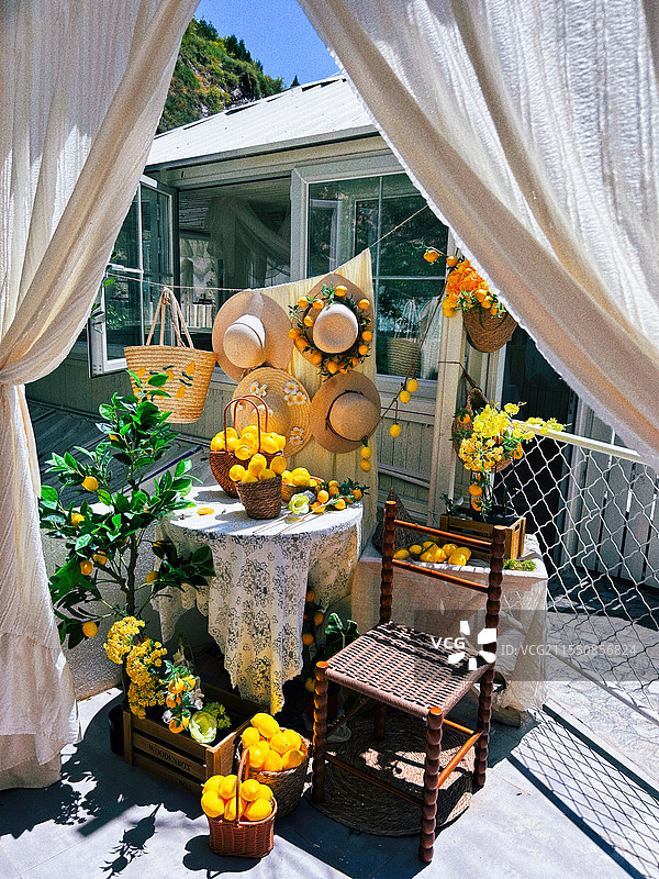 法式田园风咖啡店图片素材