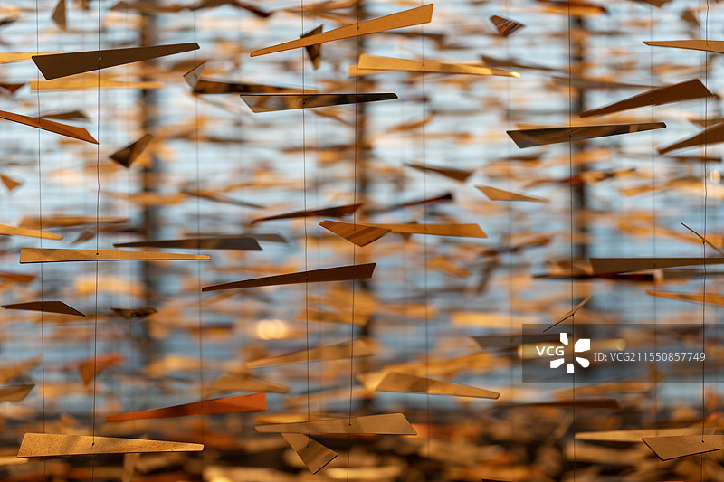 吊挂艺术装置图片素材