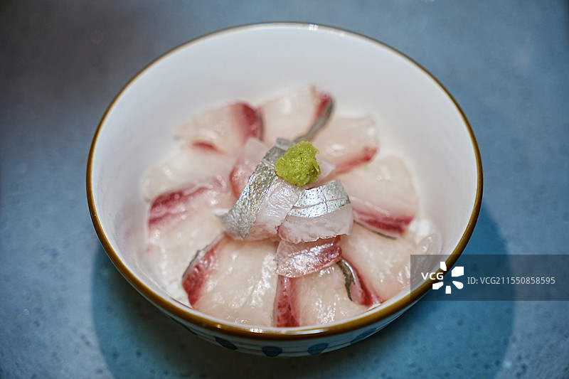 大竹荚鱼丼饭图片素材