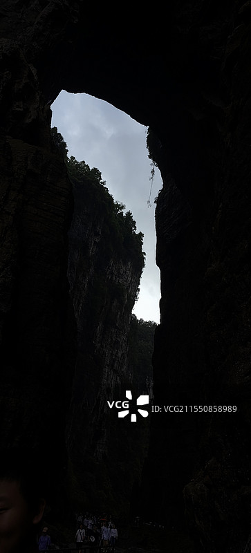 武隆天坑喀斯特地貌代表图片素材