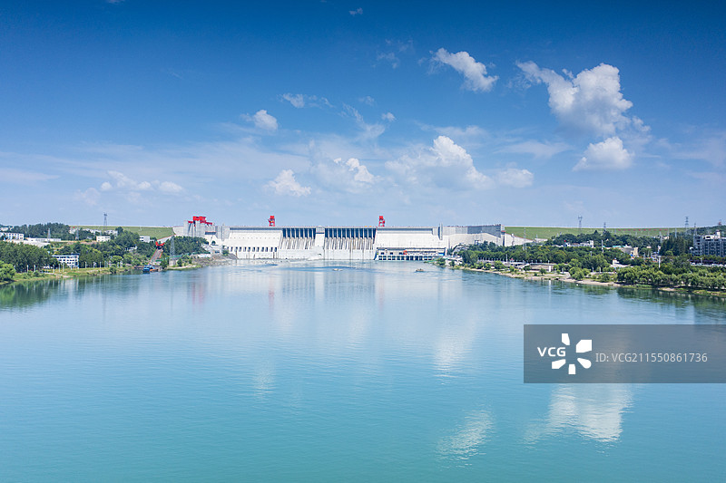 湖北十堰：丹江口大坝图片素材