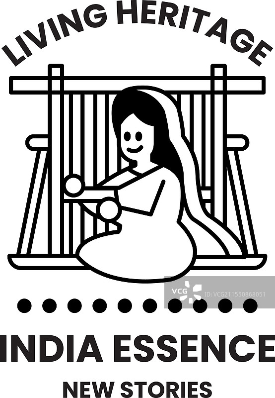 在印度旅游和文化的概念中图片素材