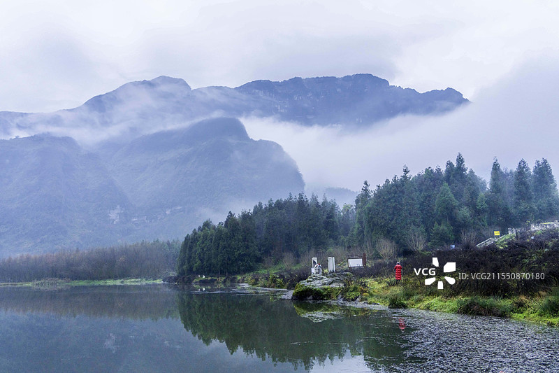 大瓦山风景图片素材