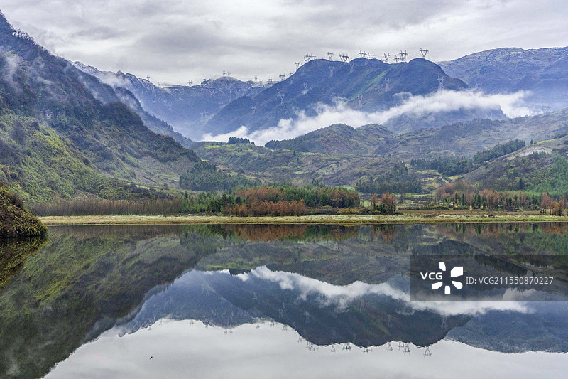 大瓦山风景图片素材