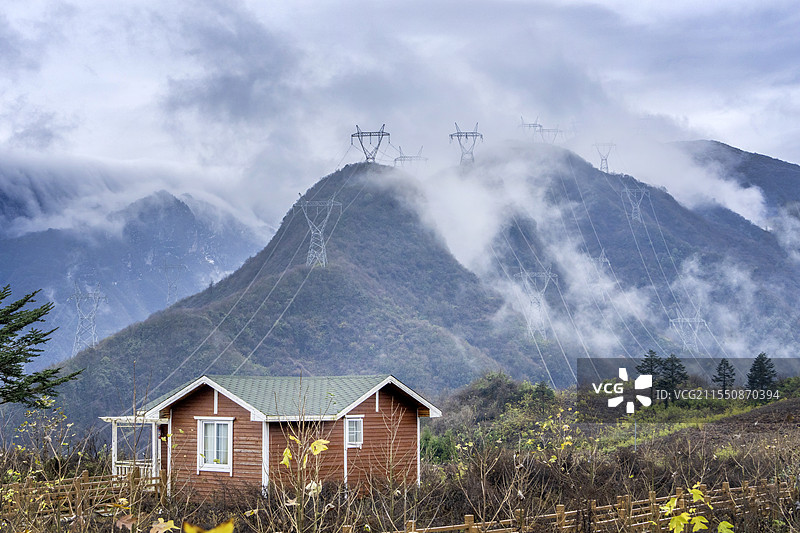 大瓦山风景图片素材