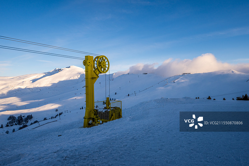 土耳其乌鲁达山Uluda 滑雪场图片素材