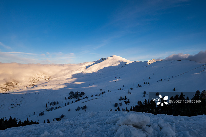 土耳其乌鲁达山Uluda 滑雪场图片素材