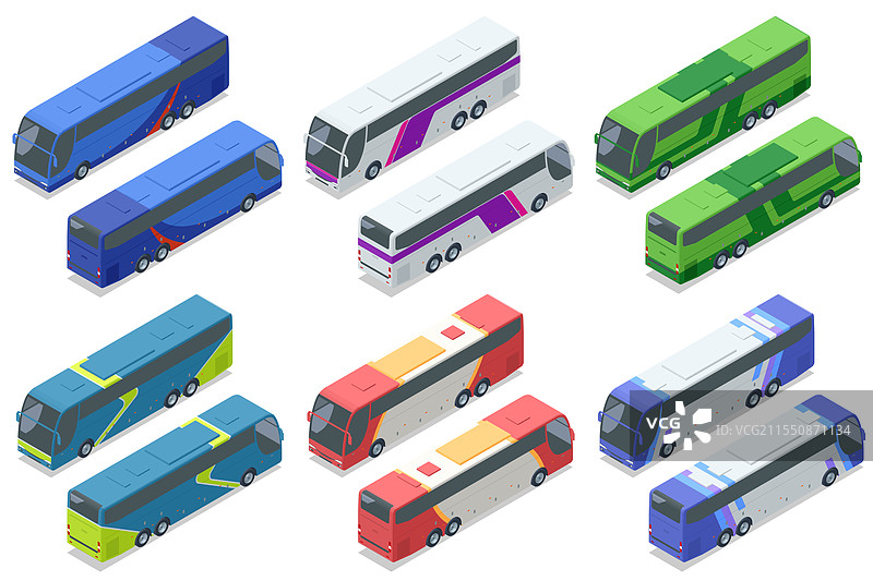 紫色双重的等轴测图图片素材