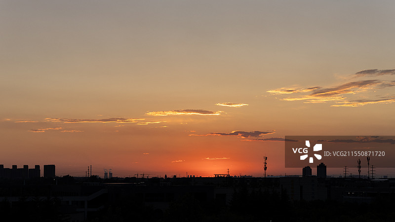 落日余晖图片素材