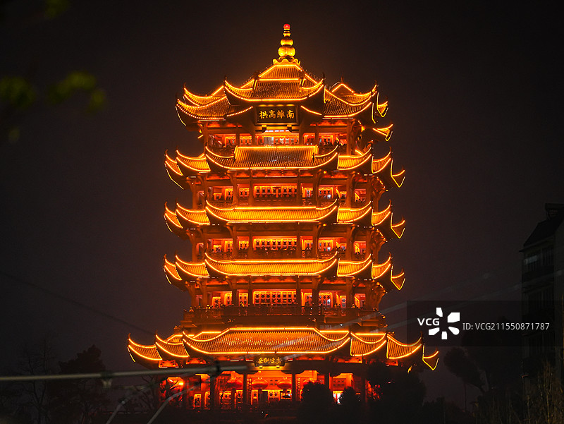 武汉黄鹤楼图片素材