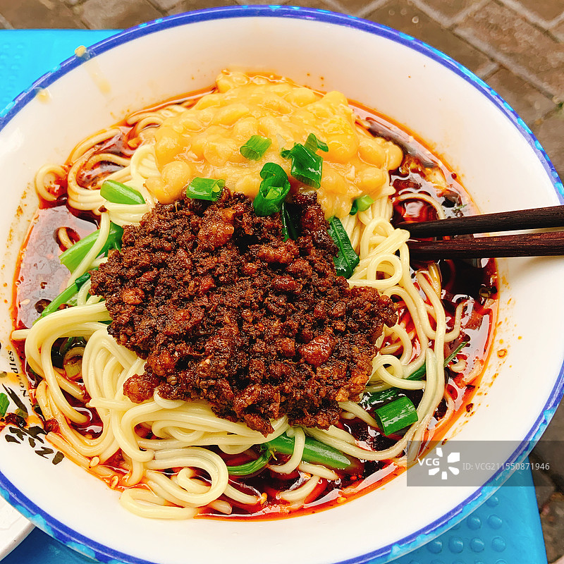 重庆小面 豌杂面图片素材