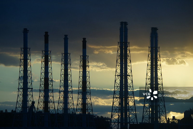 工地远景图片素材