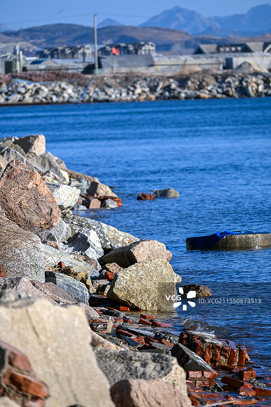 莱州海边图片素材