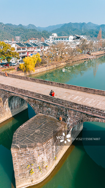 黄山市齐云山景区登封桥图片素材