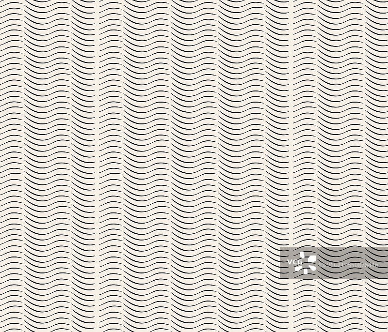 垂直黑色波浪细线图案图片素材