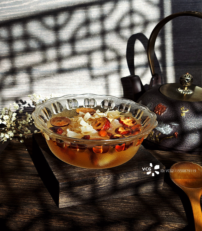 静物：中式饮品系列之中式养生水.红枣枸杞茶图片素材