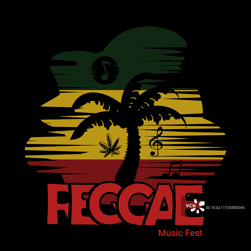 雷鬼主题的音乐节背景图片素材