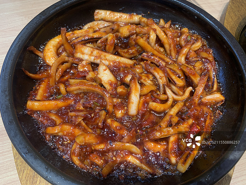 香辣鱿鱼图片素材