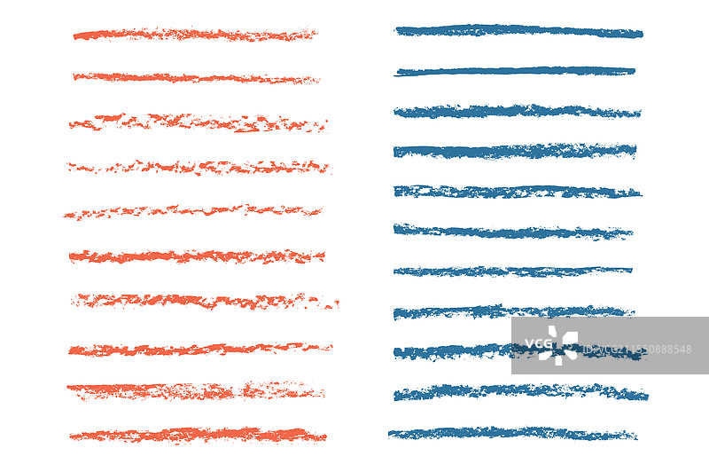 下划线蜡笔套装粉笔笔触涂鸦图片素材