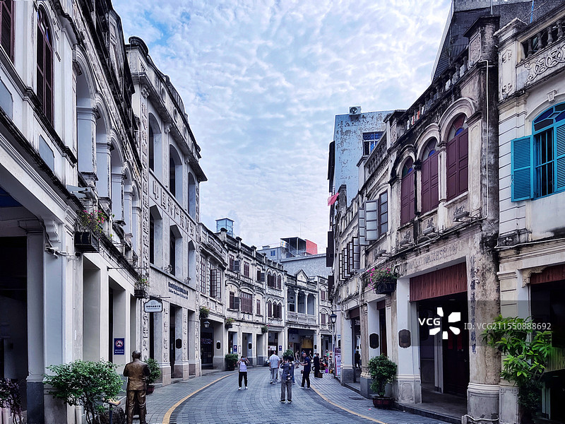 海南海口骑楼老街图片素材