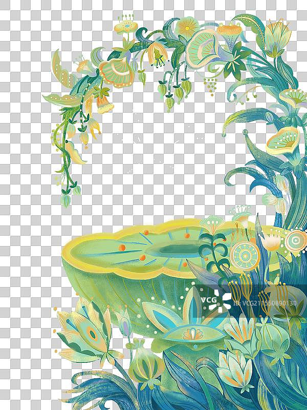 植物插画图片素材