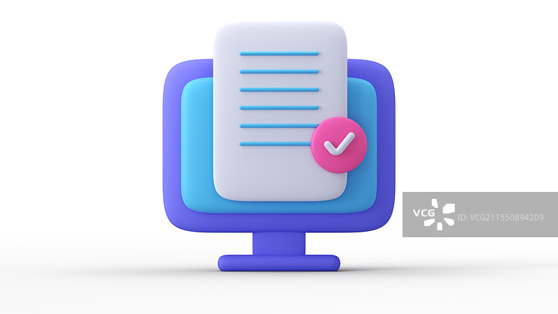 3D电子文件确认图片素材