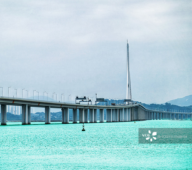 深圳湾大桥雄姿图片素材