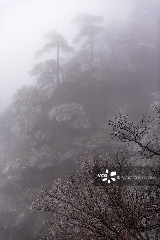 佛教四大名山之安徽九华山图片素材