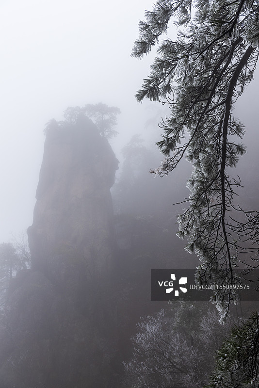 佛教四大名山之安徽九华山图片素材