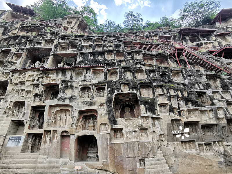 广元千佛崖图片素材