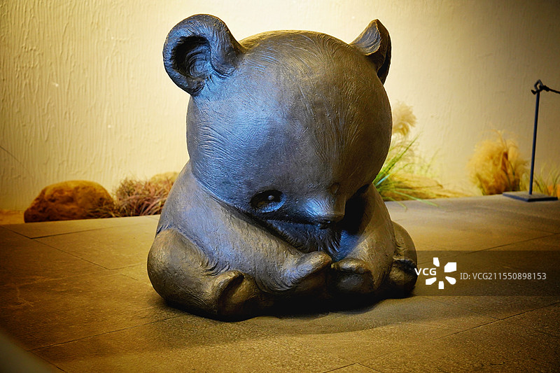 雕塑作品图片素材