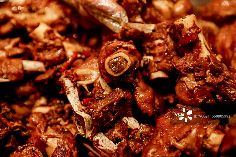 实拍羊棒骨图片素材